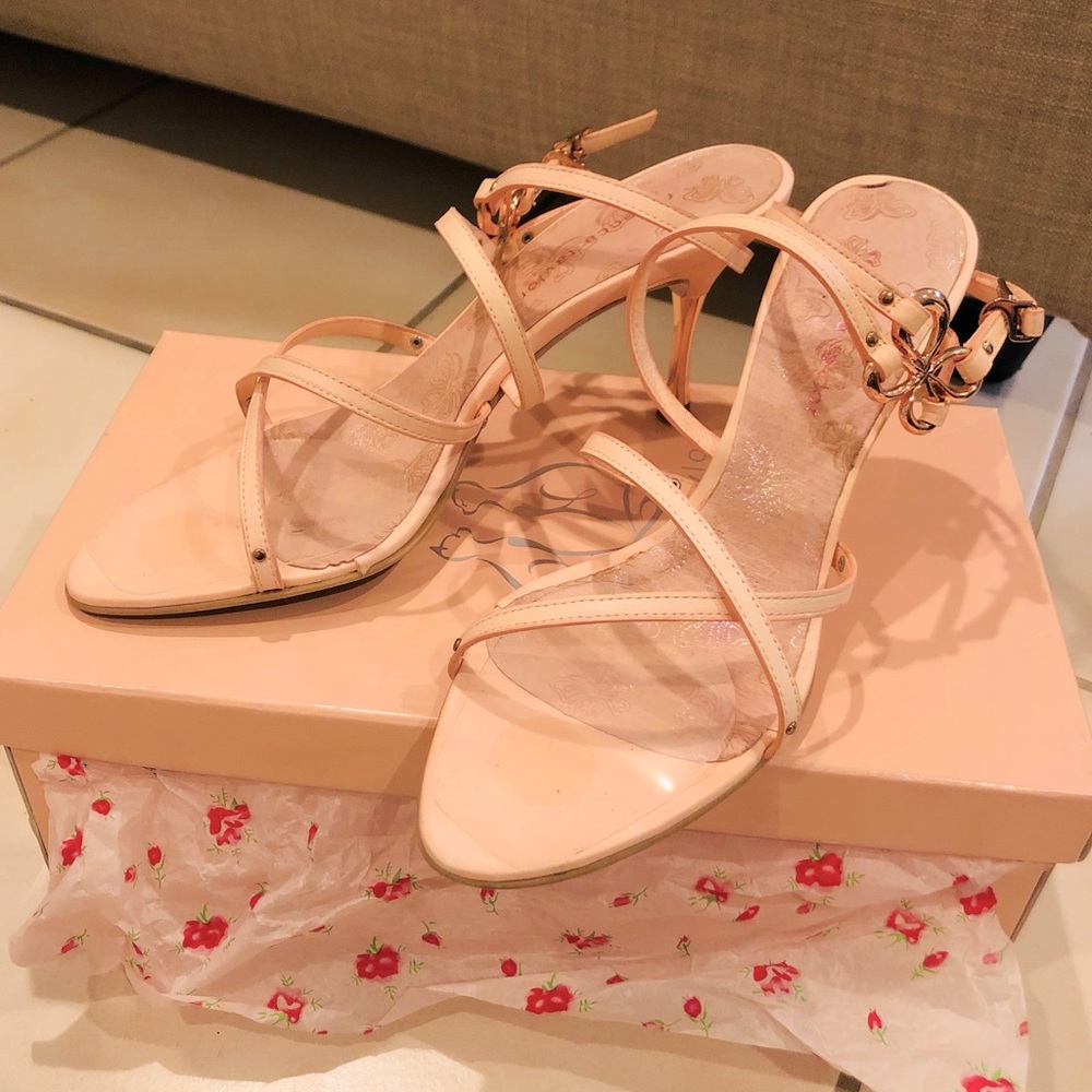 Rebecca Taylor Node Pink High Heels ✨ Size: 7